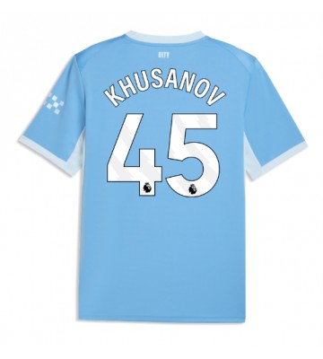 Manchester City Abdukodir Khusanov #45 Hjemmebanetrøje 2026-27 Kortærmet